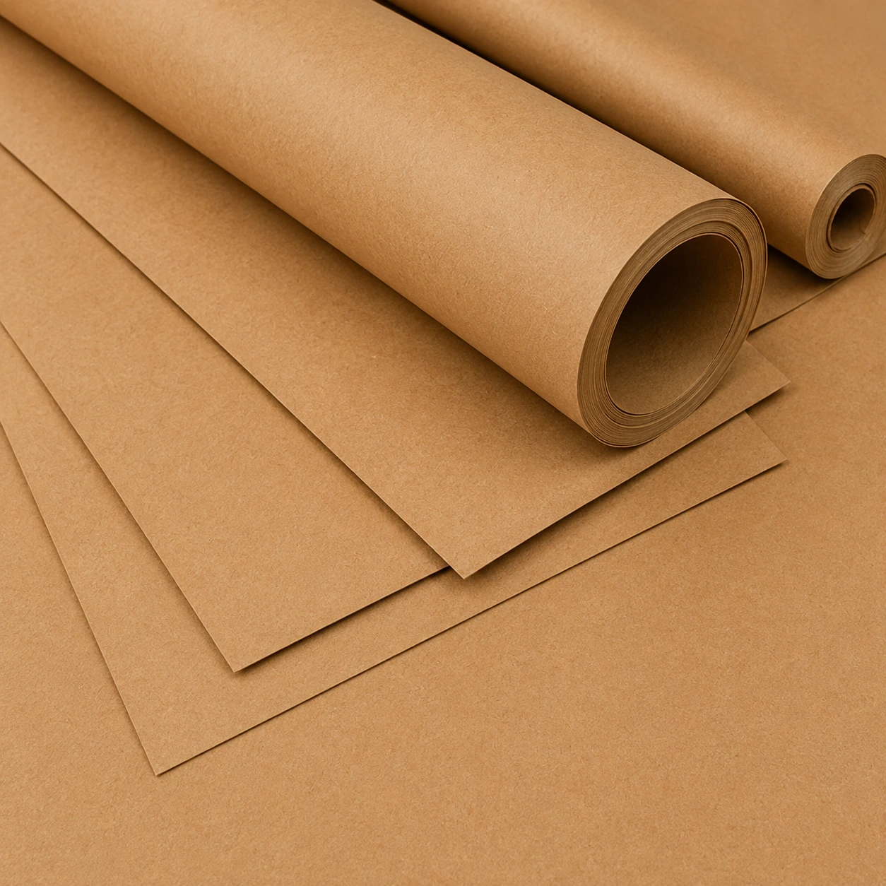 Kraft paper rolls for packaging