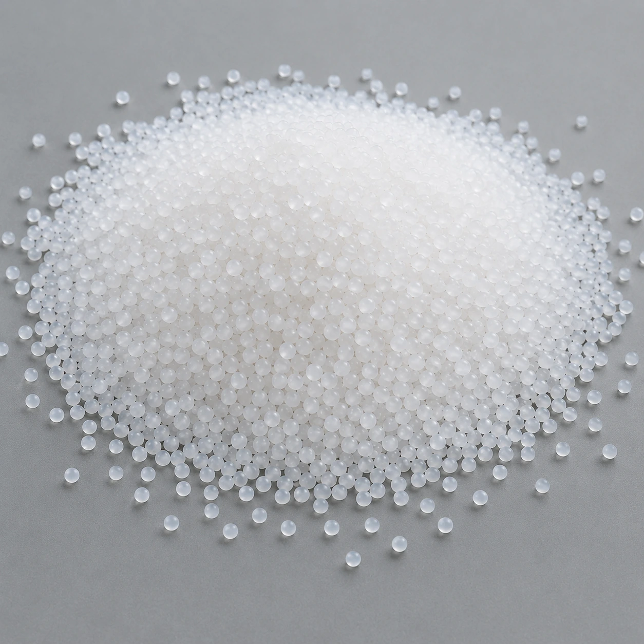 Plastic pellets used for functional product parts