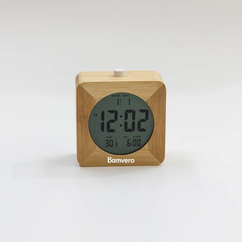 2106 Bamboo LCD Temperature Clock thumbnail 5