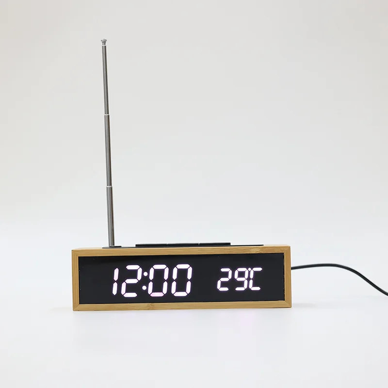 2609B Bamboo FM Radio Alarm Clock thumbnail 4