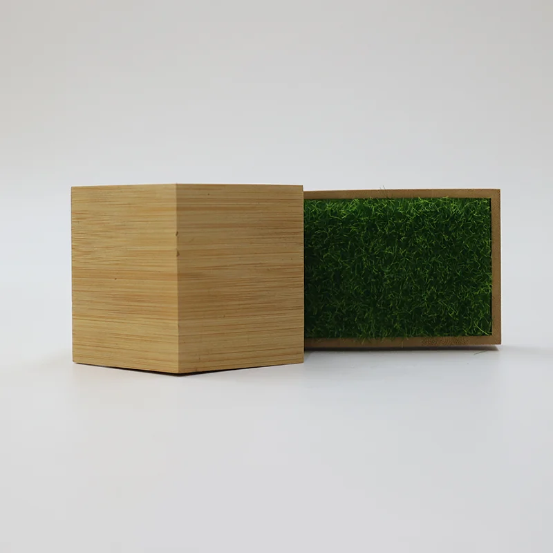F101 Bamboo House Alarm Clock with Window Light - product view 7