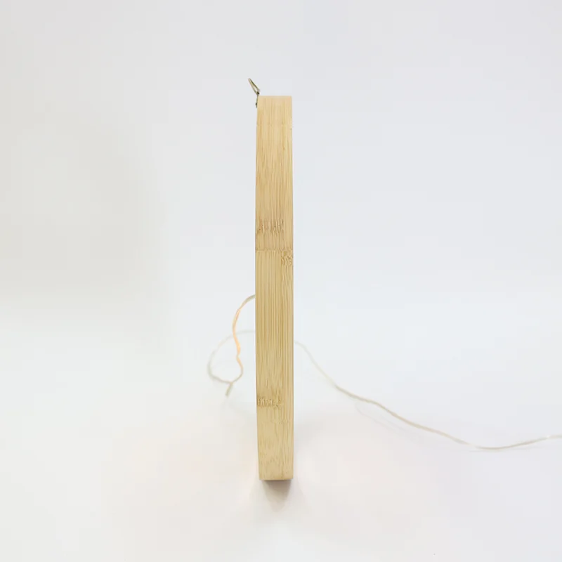 G218A Bamboo Fabric Wall Clock thumbnail 2