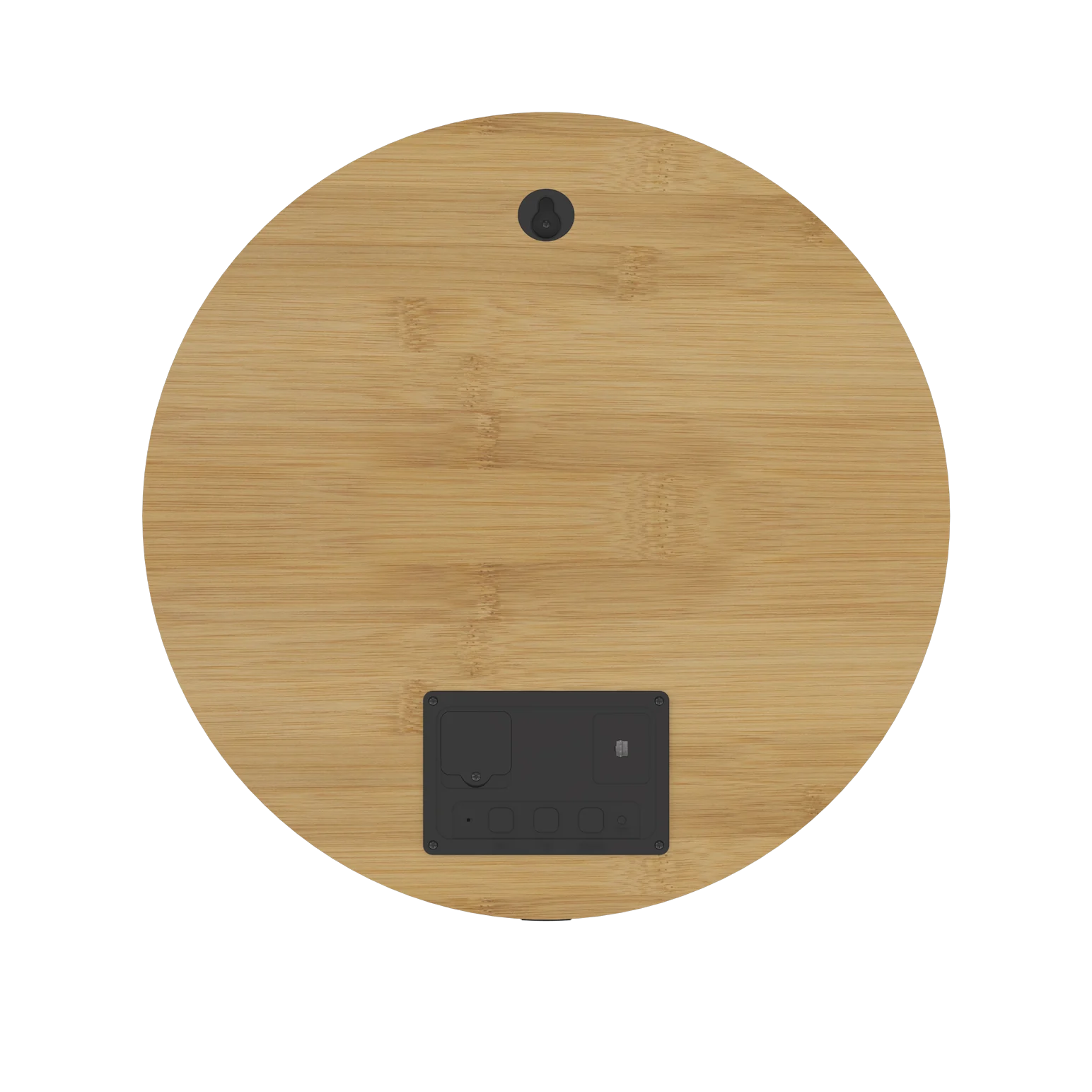 G218D Bamboo Round LED Wall Clock thumbnail 4