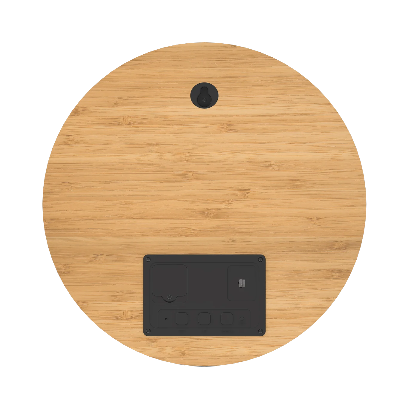 G292B Bamboo Round LED Wall Clock thumbnail 4