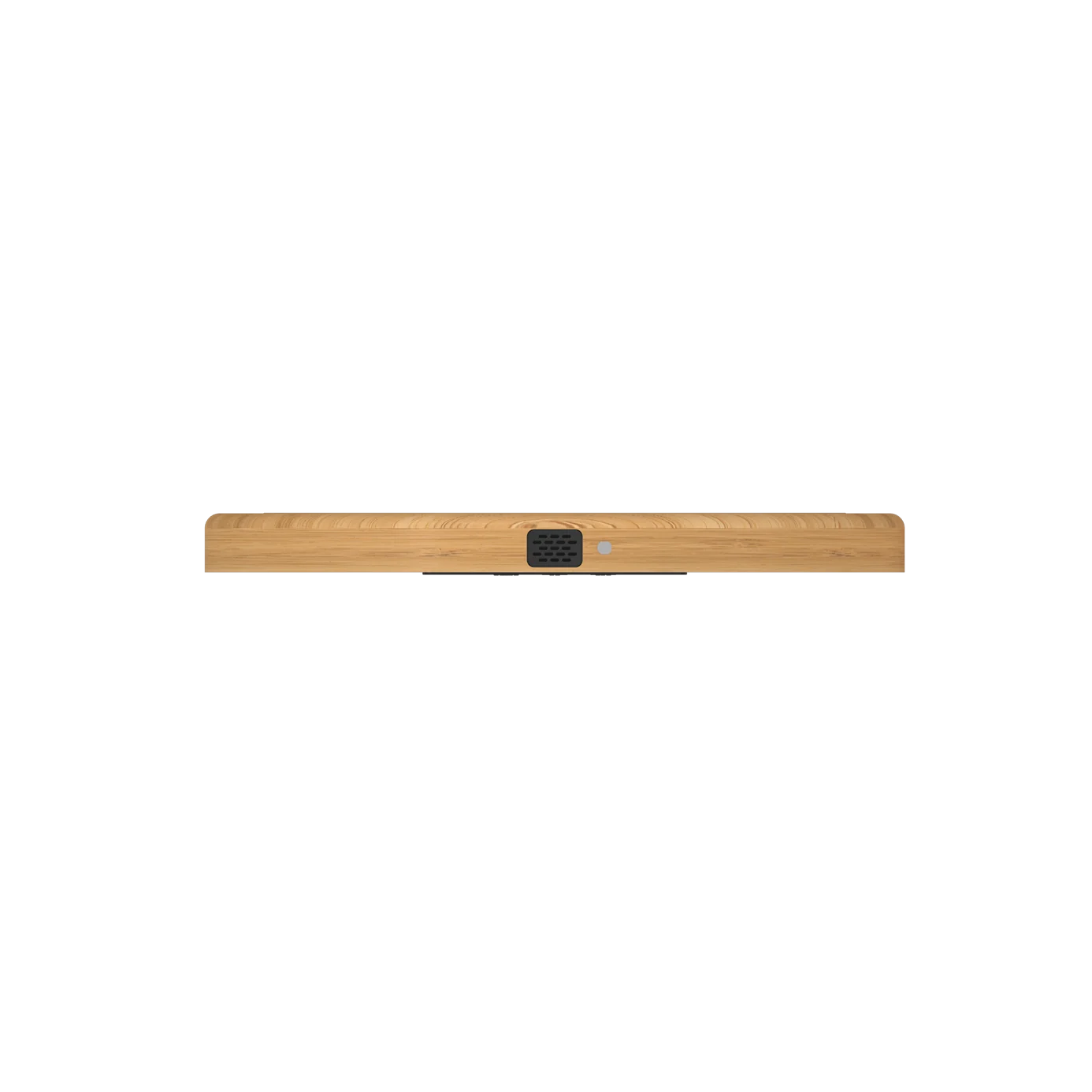 G292B Bamboo Round LED Wall Clock thumbnail 2