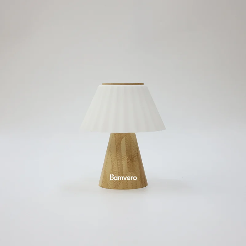 T2631 Bamboo Pleated Table Lamp thumbnail 3