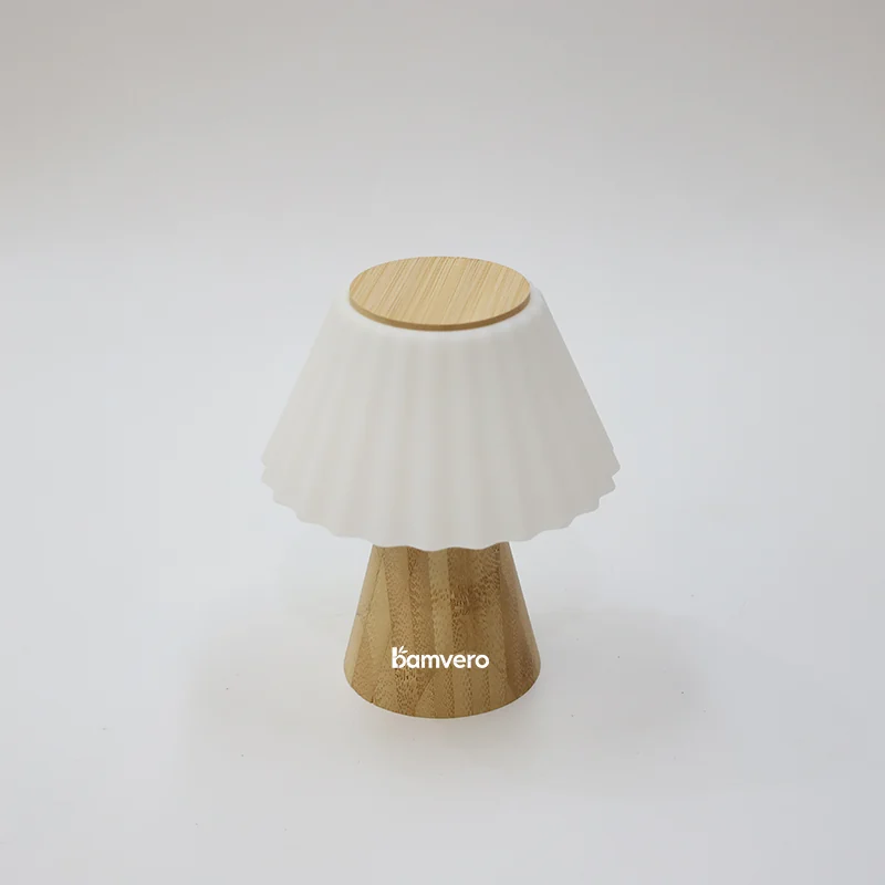 T2631 Bamboo Pleated Table Lamp thumbnail 4