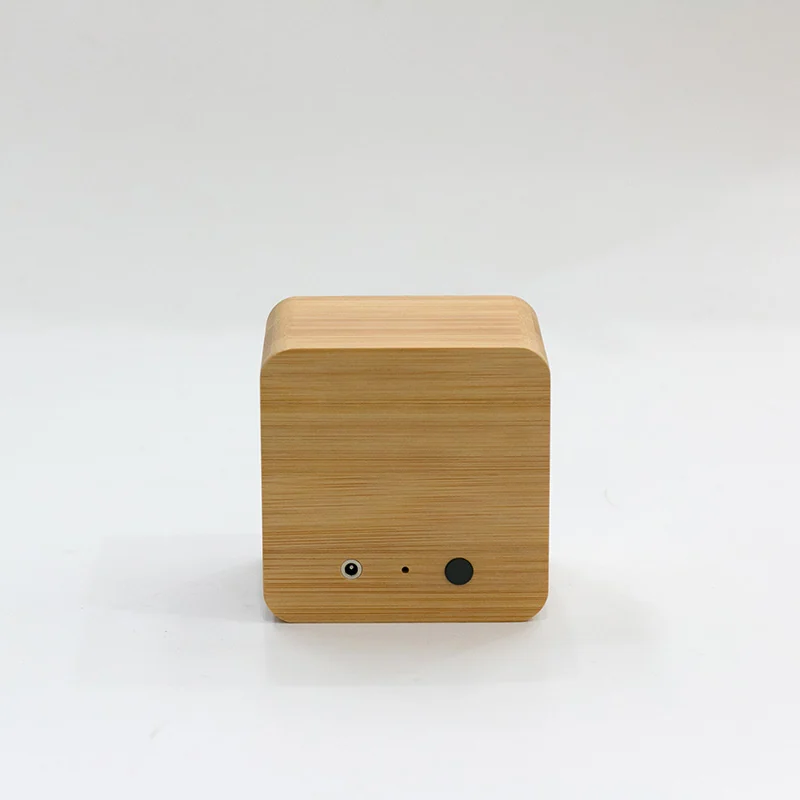Y103N Bamboo Bluetooth Speaker Clock thumbnail 2