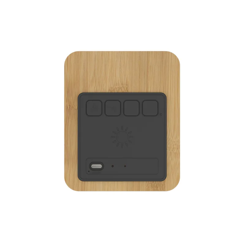 Y130-1 Bamboo Bluetooth Speaker Alarm Clock thumbnail 5
